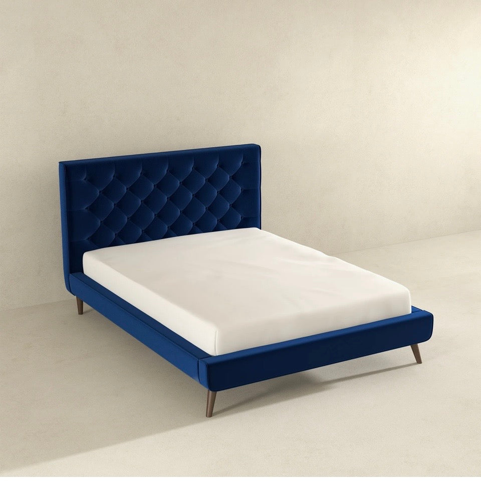 Dillon Luxe Velvet Bed product spec screenshot