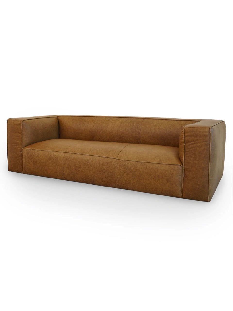 The Kensington™ Genuine Leather Sofa - Back Angle View
