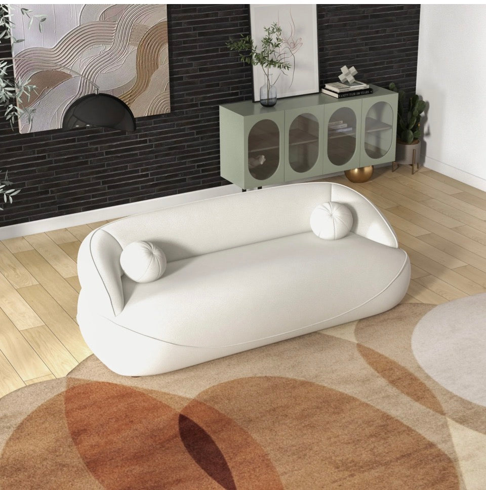 The Amara Sofa – close-up side lifestyle shot