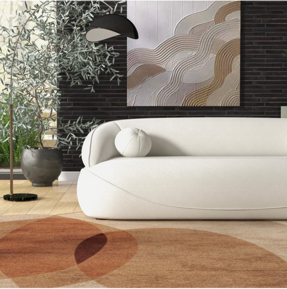 The Amara Sofa – full room lifestyle shot, front