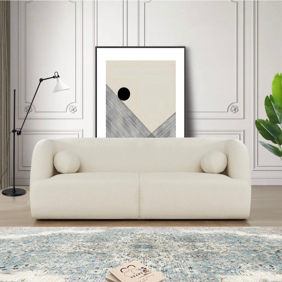 The Sienna Sofa – lifestyle shot in styled living room, front view