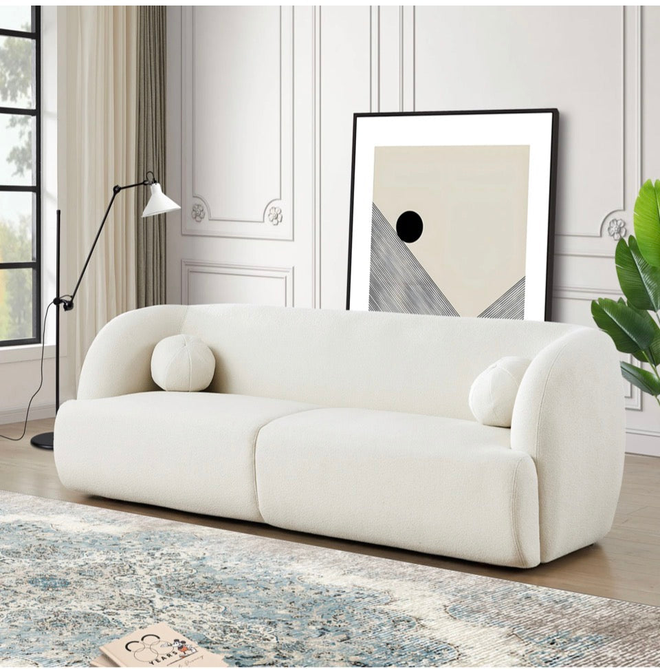 The Sienna Sofa – lifestyle shot, angled side view in living room