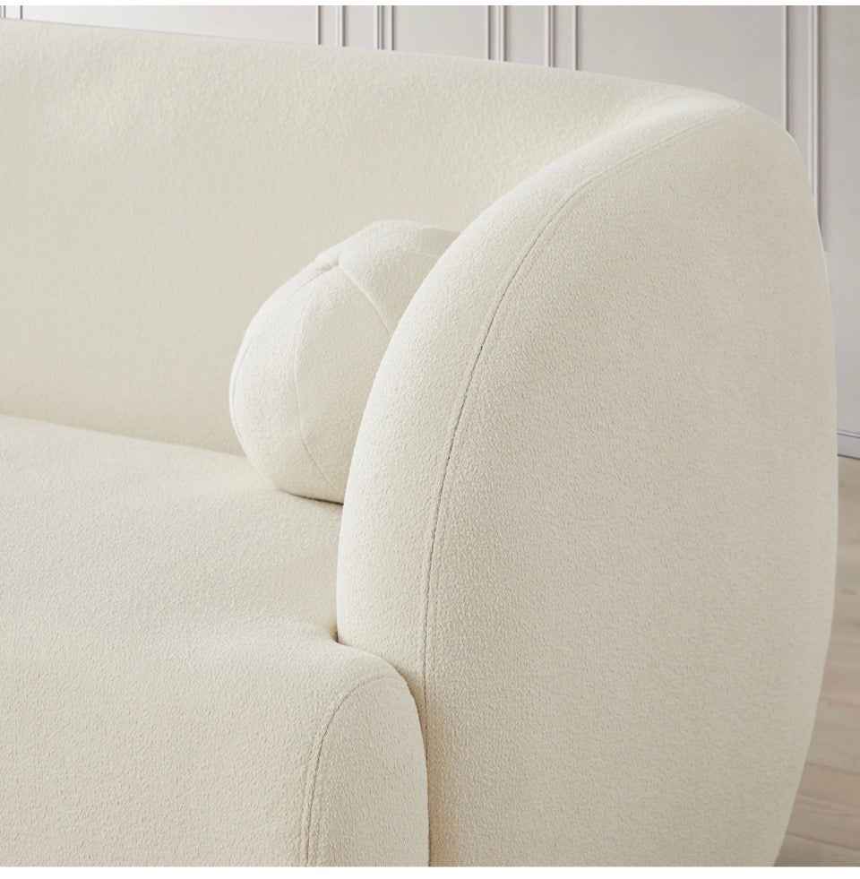 The Sienna Sofa – close-up of arm and ball pillow detail