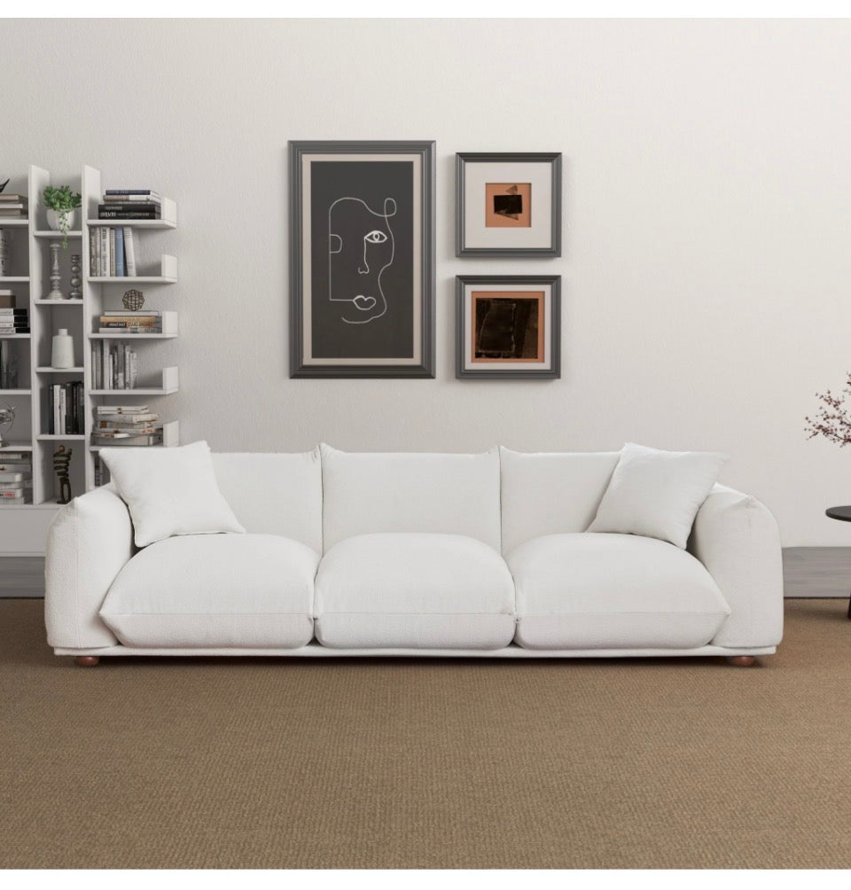 The Kendall Sofa – lifestyle shot in styled living room, front view