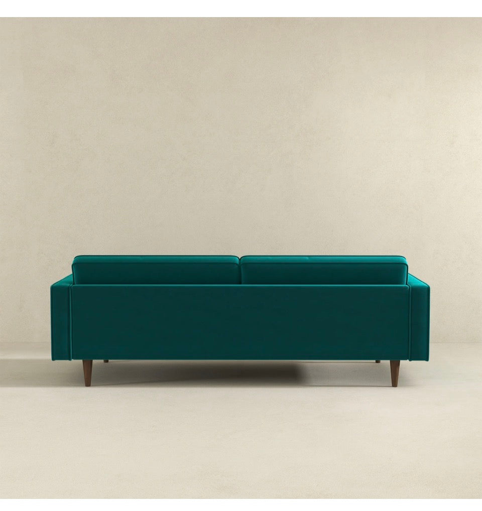 The Monroe – Teal Tufted Velvet Sofa