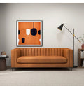 The Verona sofa in a modern living room - side angle view