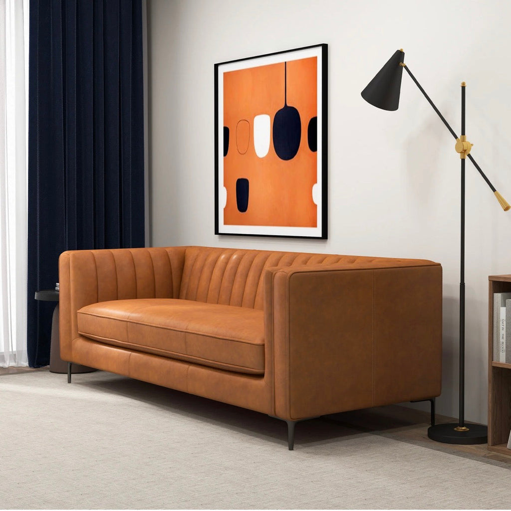 The Verona sofa in a modern living room - front lifestyle view