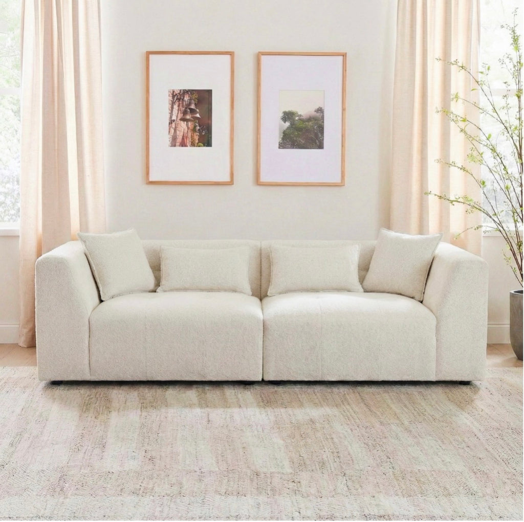 The Monroe – Luxury Deep-Seating Chenille Sofa