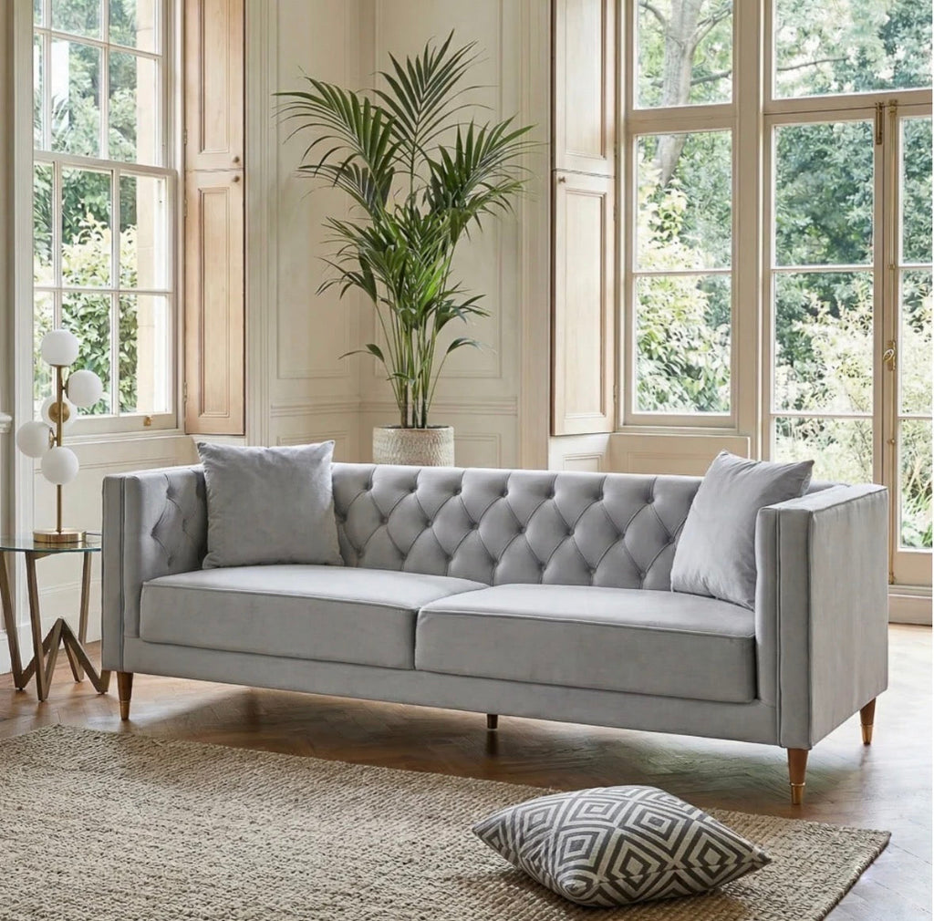 The Kensington sofa overhead angle in living room
